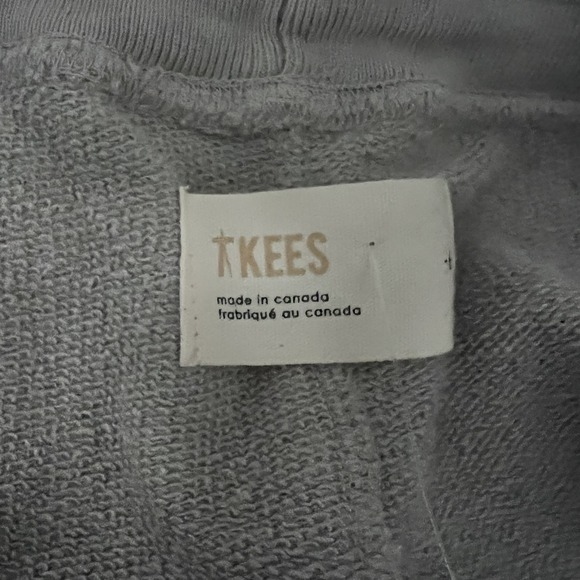 TKEES-Light Gray Joggers Size 6 NWT - Picture 16 of 16